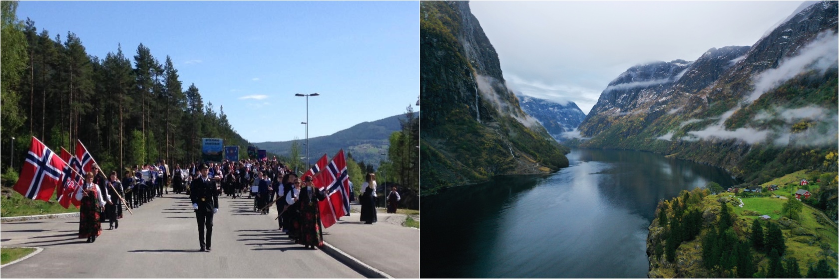Härliga Norge med 17 maj