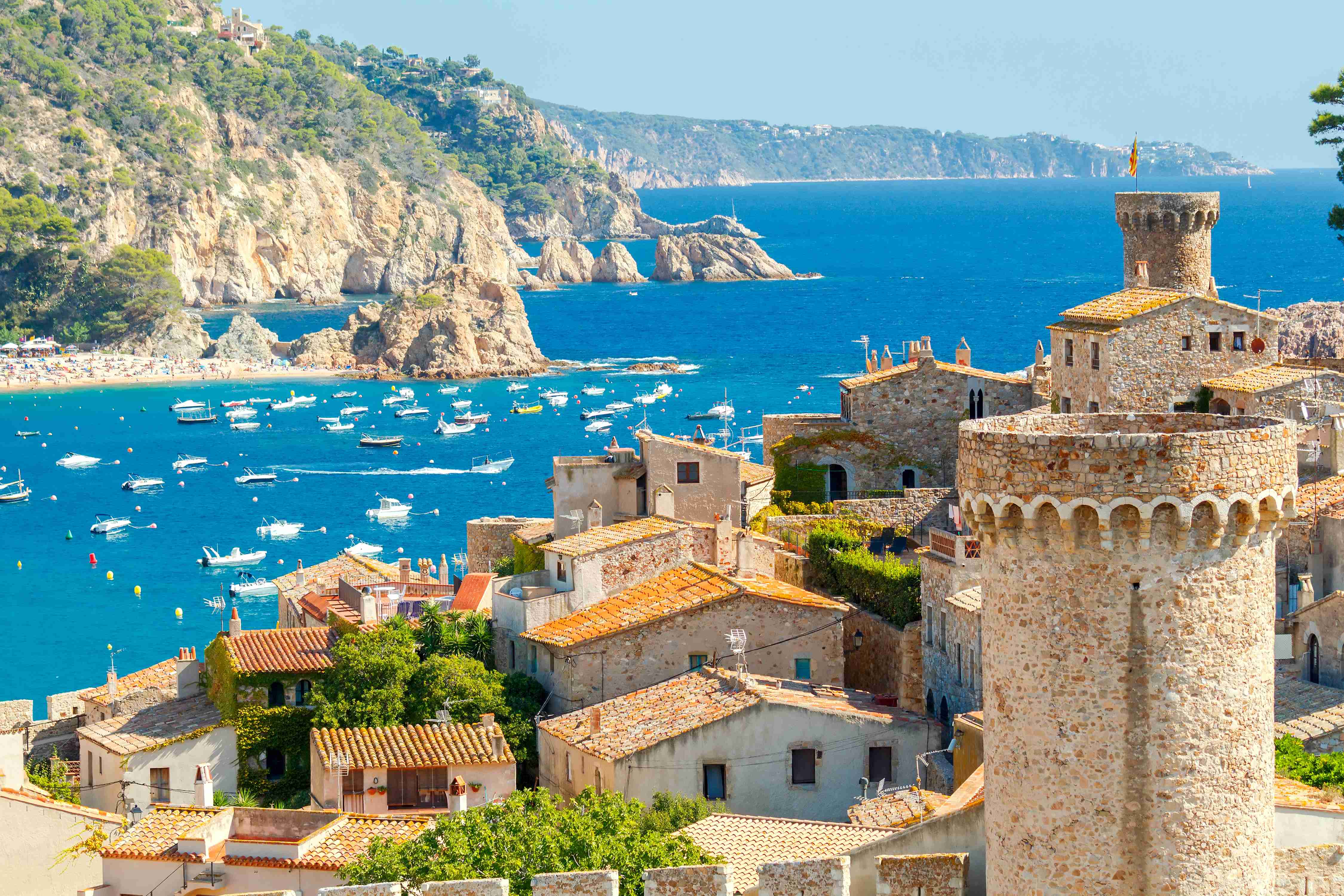 Tossa de Mar utsikt